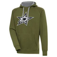 Dallas Stars - Antigua Victory Pullover Hoodie Olive