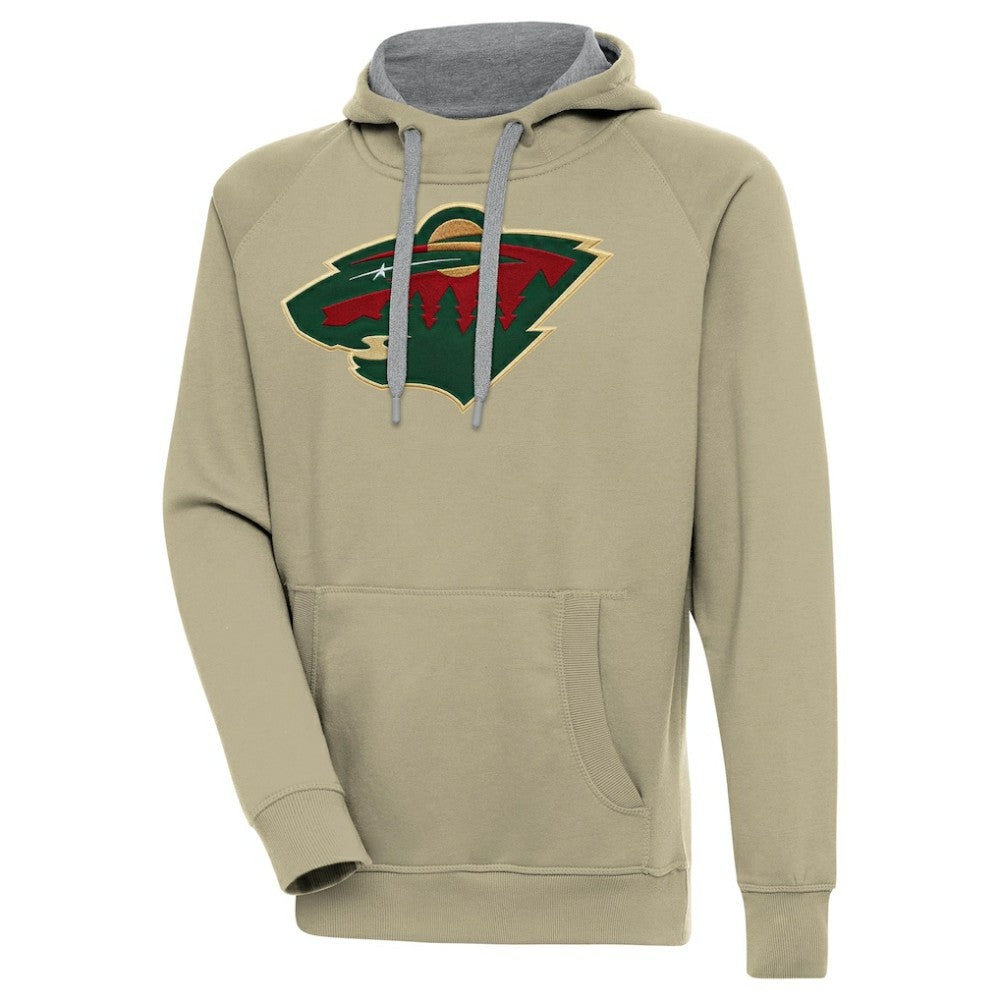 Minnesota Wild - Antigua Victory Pullover Hoodie Khaki