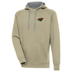 Minnesota Wild - Antigua Victory Pullover Hoodie Khaki
