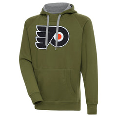 Philadelphia Flyers - Antigua Victory Pullover Hoodie Olive