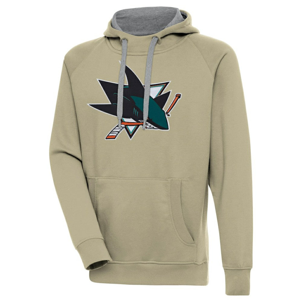 San Jose Sharks - Antigua Victory Pullover Hoodie Khaki