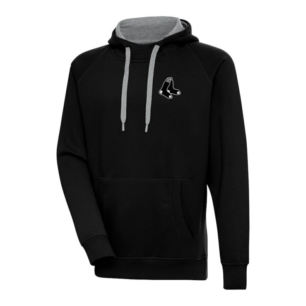 Boston Red Sox Antigua Metallic Victory Pullover Hoodie Clearance