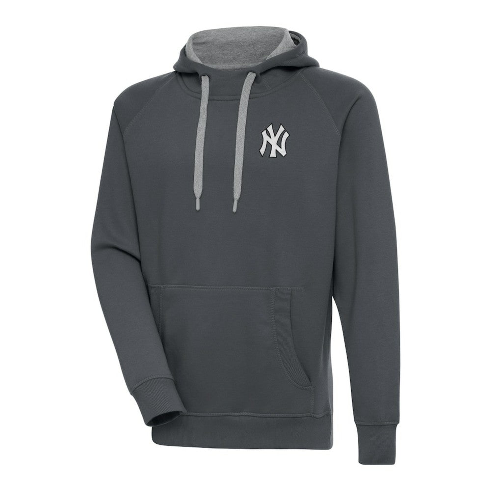 New York Yankees Antigua Metallic Victory Pullover Hoodie Sale