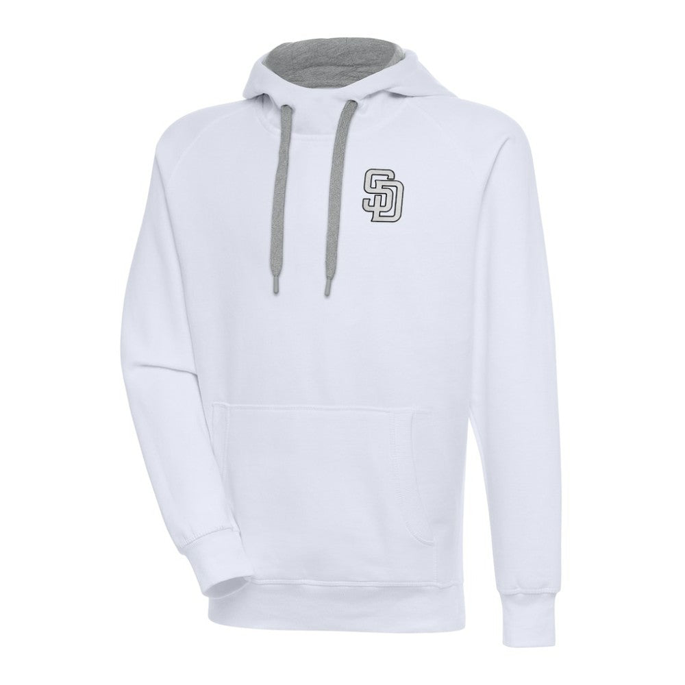 San Diego Padres Antigua Metallic Victory Pullover Hoodie for sale