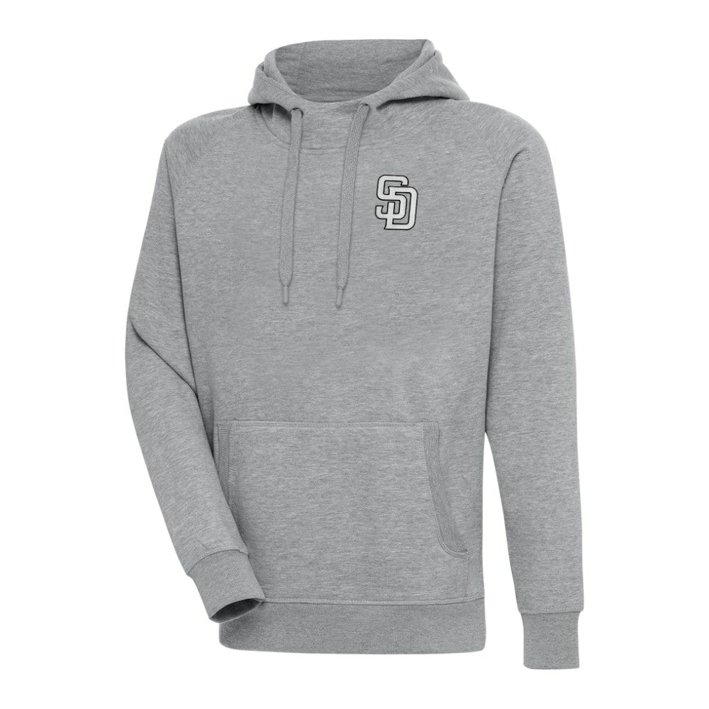 San Diego Padres Antigua Metallic Victory Pullover Hoodie On Sale