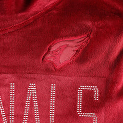 Arizona Cardinals DKNY Sport Women's Deliliah Rhinestone Funnel Neck Pullover Sweatshirt Cardinal - NFL