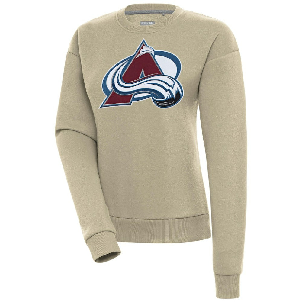 Colorado Avalanche - Antigua Women's Victory Pullover Sweatshirt Khaki