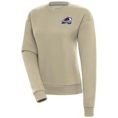 Colorado Avalanche - Antigua Women's Victory Pullover Sweatshirt Khaki