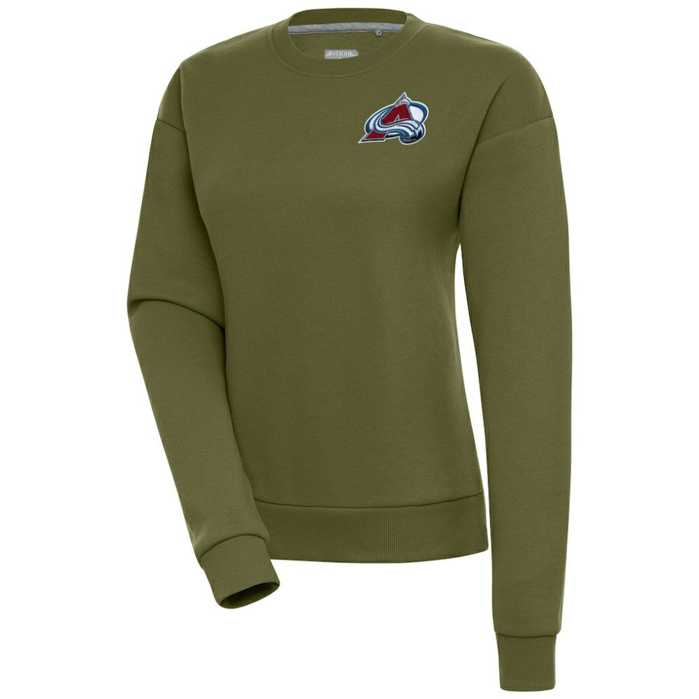 Colorado Avalanche - Antigua Women's Victory Pullover Sweatshirt Olive