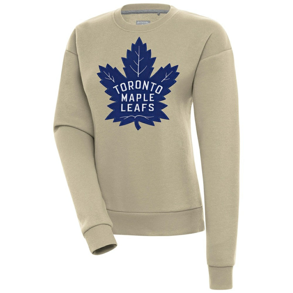 Toronto Maple Leafs - Antigua Women's Victory Pullover Sweatshirt Khaki