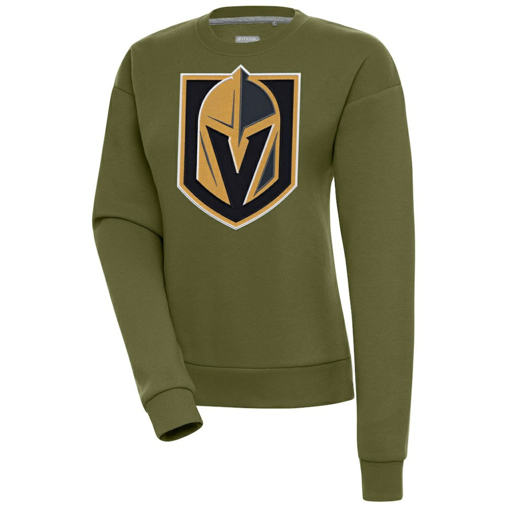 Vegas Golden Knights Antigua Women's Victory Pullover Sweatshirt Olive