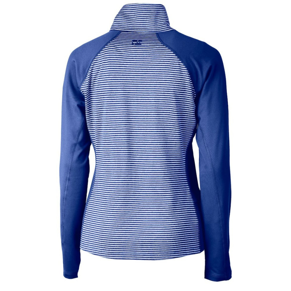Philadelphia Phillies Cutter & Buck Women's DryTec Forge Tonal Stripe Half-Zip Top Sale