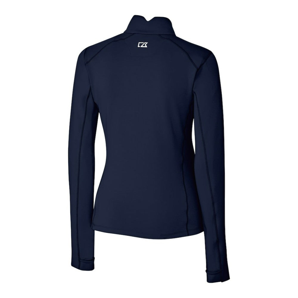 Philadelphia Phillies Cutter & Buck Women's DryTec Traverse Stretch Quarter-Zip Pullover Top Sale