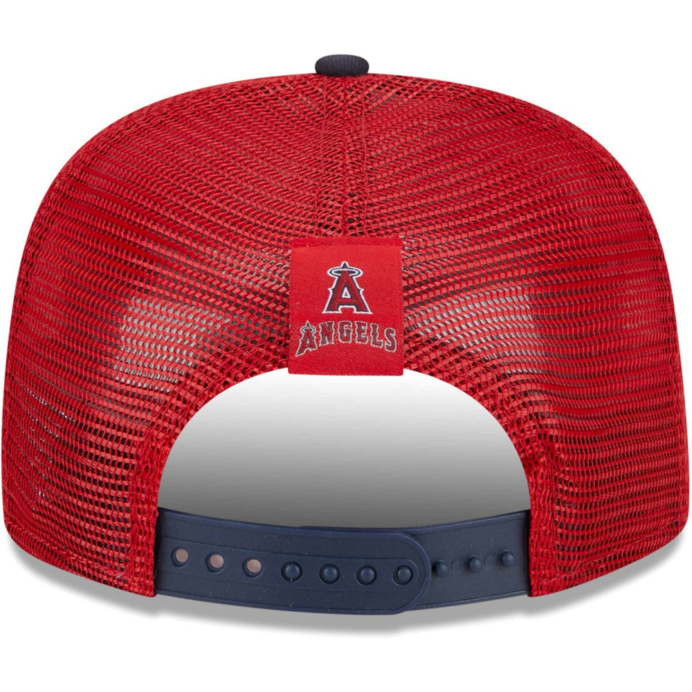 Los Angeles Angels New Era Speed Golfer Trucker Snapback Hat for sale