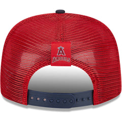 Los Angeles Angels New Era Speed Golfer Trucker Snapback Hat for sale