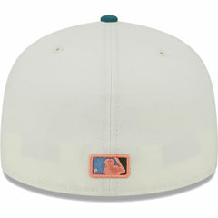 Los Angeles Dodgers New Era Chrome 59FIFTY Fitted Hat Lifestyle