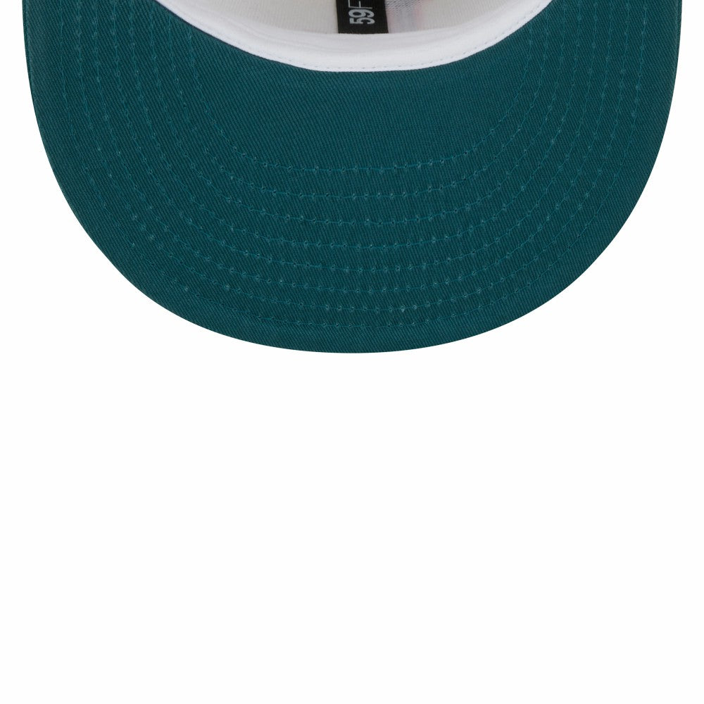 Los Angeles Dodgers New Era Chrome 59FIFTY Fitted Hat Lifestyle
