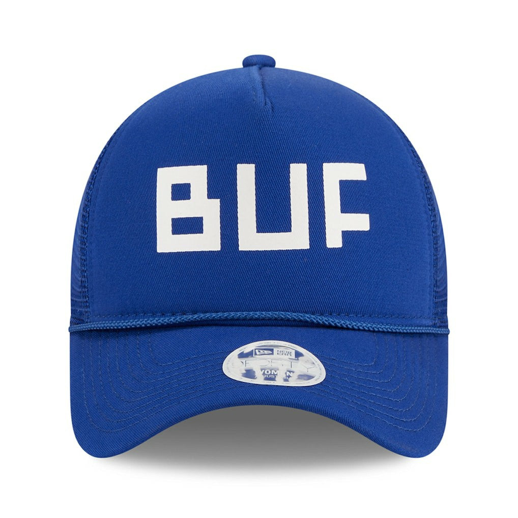 Buffalo Bills New Era Women's McGee Trucker 9FORTY Adjustable Hat Royal - NFL
