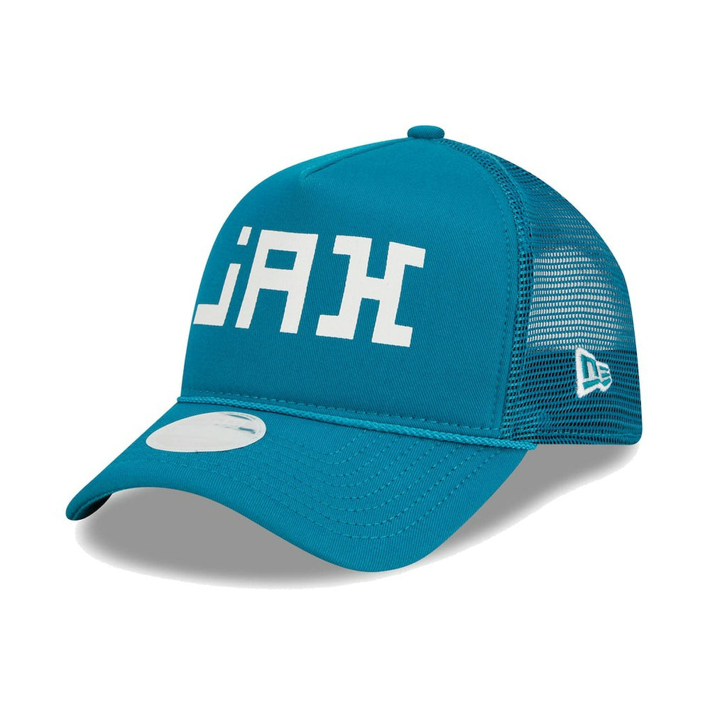 Jacksonville Jaguars New Era Women's McGee Trucker 9FORTY Adjustable Hat Teal - NFL