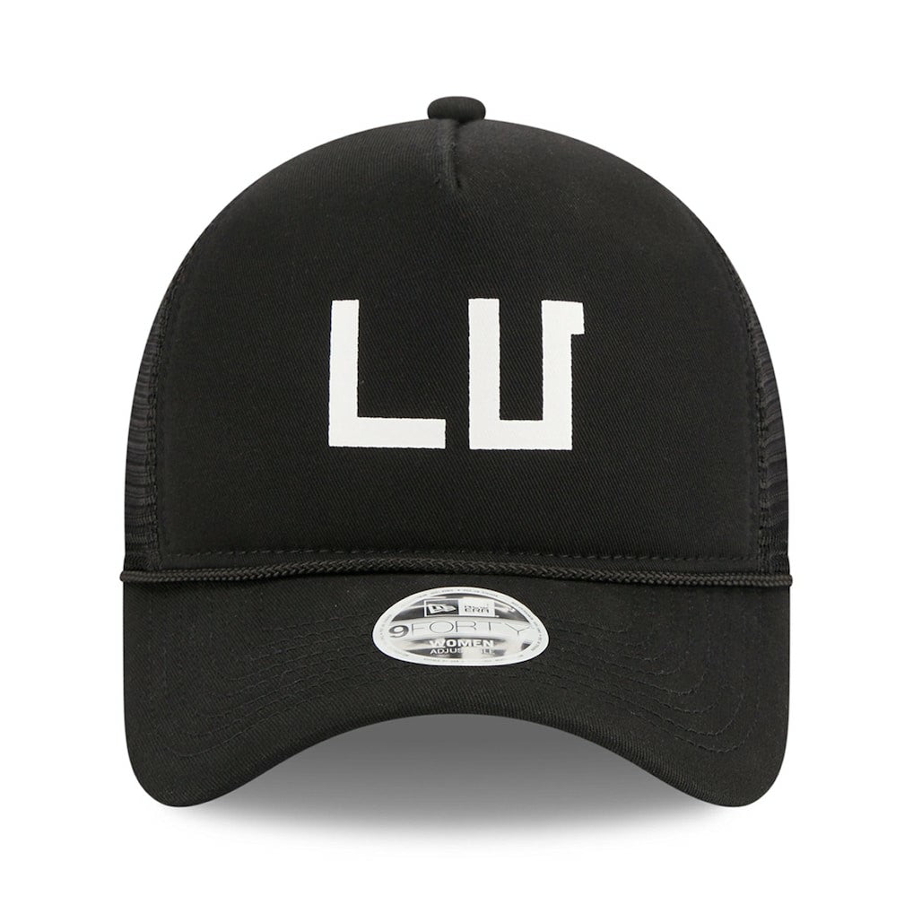 Las Vegas Raiders New Era Women's McGee Trucker 9FORTY Adjustable Hat Black - NFL