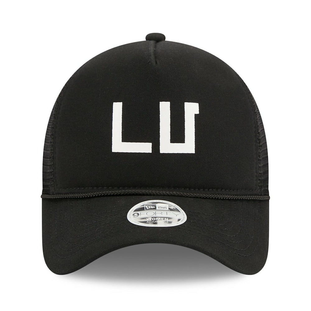 Las Vegas Raiders New Era Women's McGee Trucker 9FORTY Adjustable Hat Black - NFL