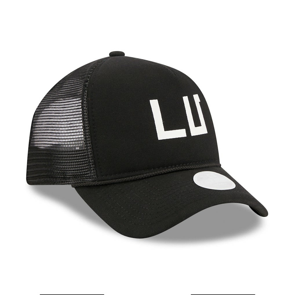 Las Vegas Raiders New Era Women's McGee Trucker 9FORTY Adjustable Hat Black - NFL