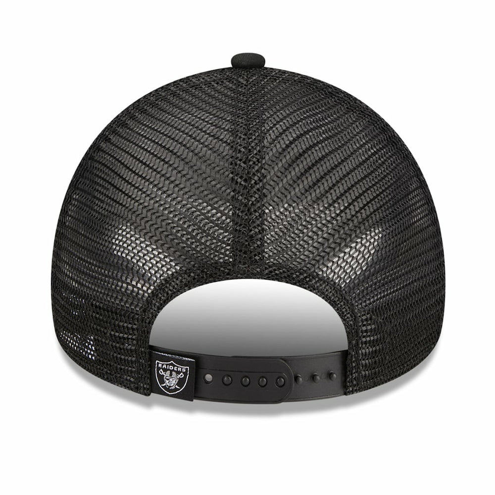 Las Vegas Raiders New Era Women's McGee Trucker 9FORTY Adjustable Hat Black - NFL