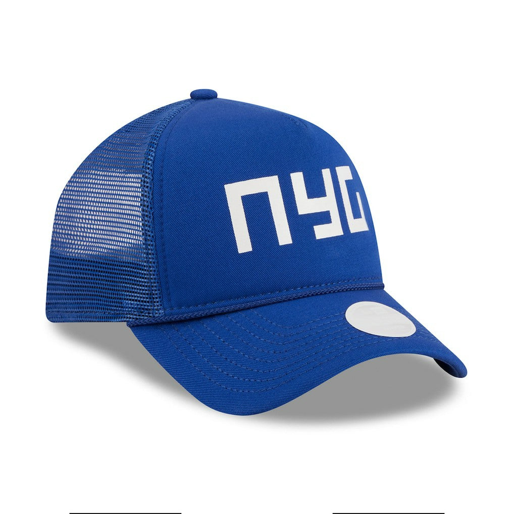 New York Giants New Era Women's McGee Trucker 9FORTY Adjustable Hat Royal - NFL