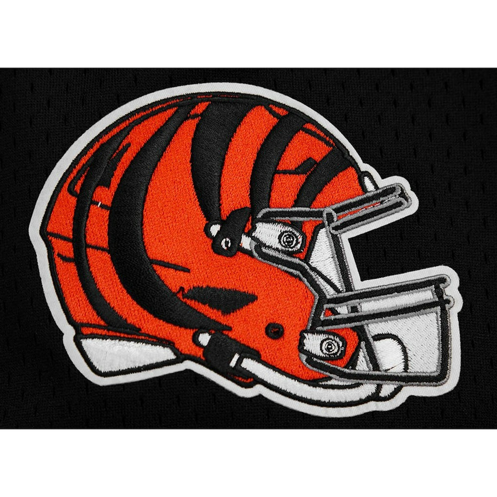 Joe Burrow Cincinnati Bengals Pro Standard Mesh Baseball Button-Up T-Shirt Black - NFL
