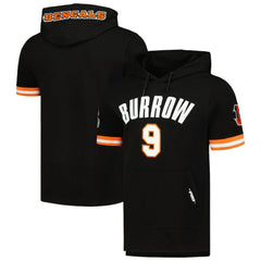 Joe Burrow Cincinnati Bengals Pro Standard Player Name & Number Hoodie T-Shirt Black - NFL