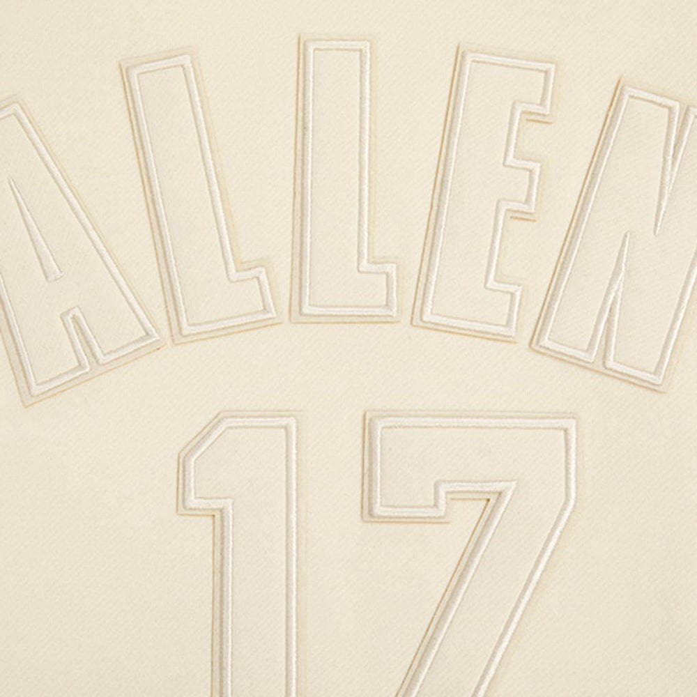 Josh Allen Buffalo Bills Pro Standard Player Name & Number Pullover Hoodie Cream - NFL