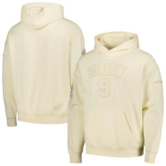 Joe Burrow Cincinnati Bengals Pro Standard Player Name & Number Pullover Hoodie Cream - NFL