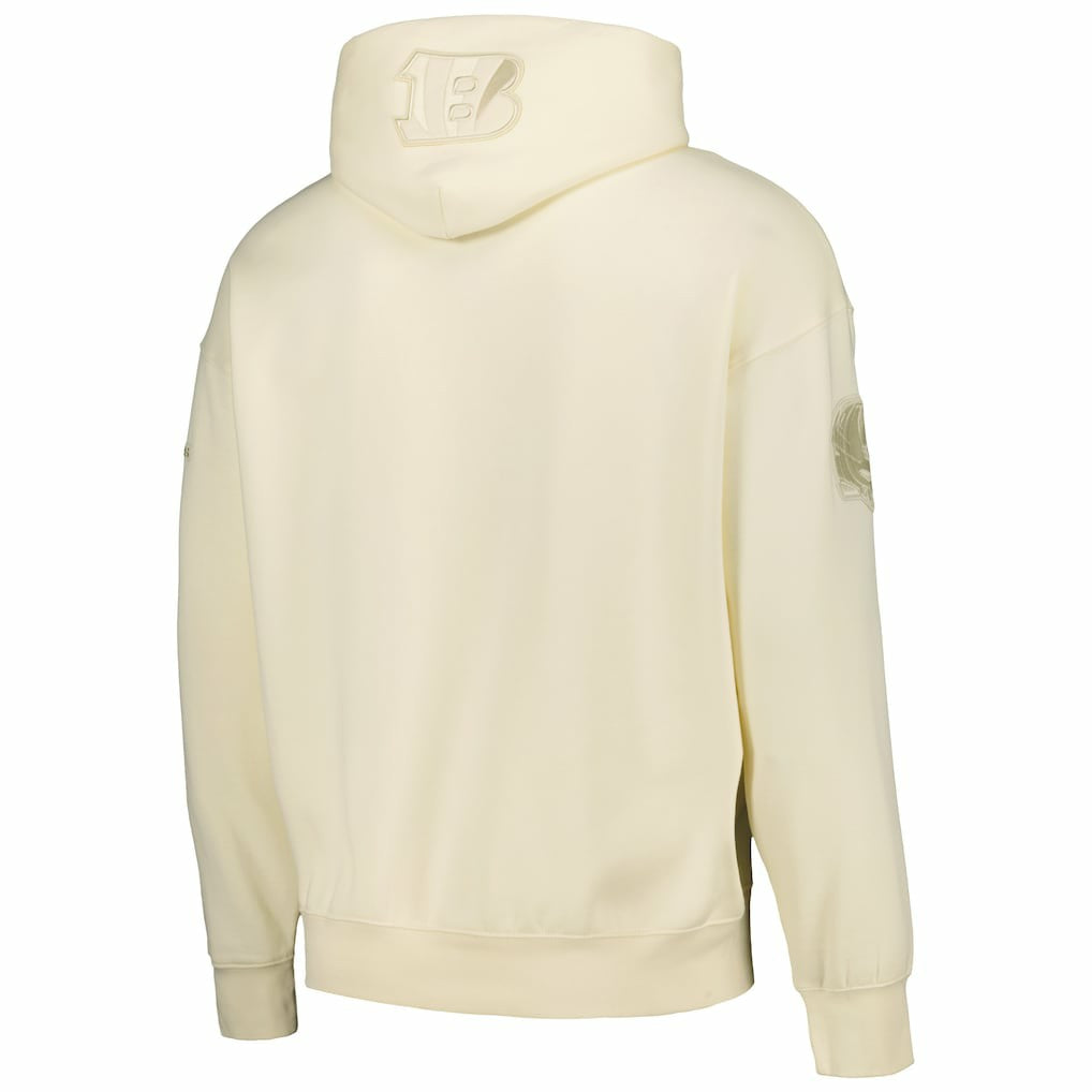Joe Burrow Cincinnati Bengals Pro Standard Player Name & Number Pullover Hoodie Cream - NFL