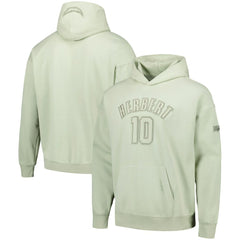 Justin Herbert Los Angeles Chargers Pro Standard Player Name & Number Pullover Hoodie Light Green - NFL