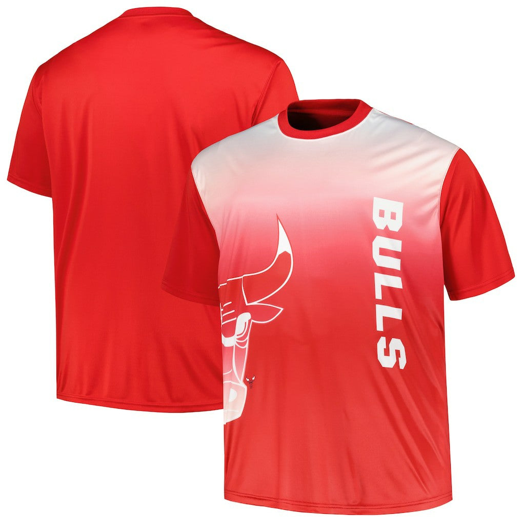 NBA - Chicago Bulls Big & Tall Sublimated T-Shirt - Red
