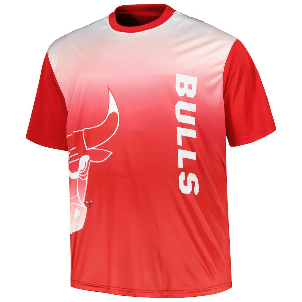 NBA - Chicago Bulls Big & Tall Sublimated T-Shirt - Red