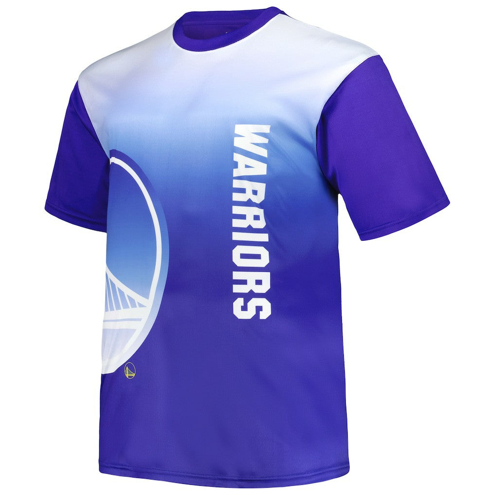 NBA - Golden State Warriors Big & Tall Sublimated T-Shirt - Royal