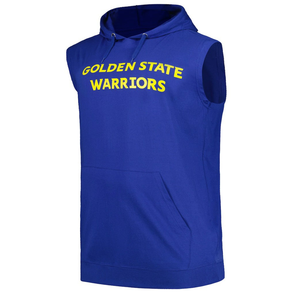 Fanatics - Golden State Warriors Big & Tall Jersey Muscle Pullover Hoodie - Royal