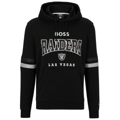 Las Vegas Raiders BOSS X NFL Touchdown Pullover Hoodie Black/White - NFL