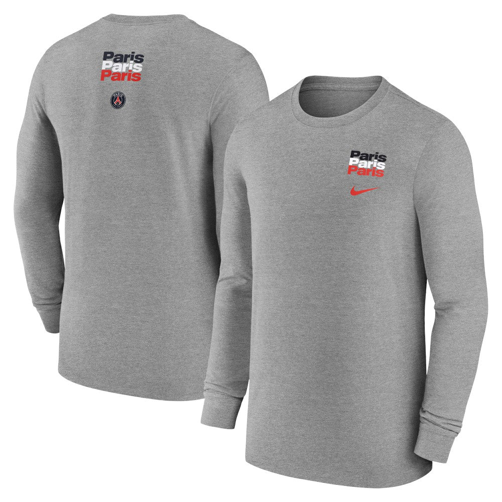 Nike Paris Saint-Germain Legend Long Sleeve T-Shirts - Heather Gray