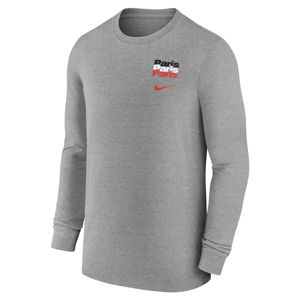 Nike Paris Saint-Germain Legend Long Sleeve T-Shirts - Heather Gray