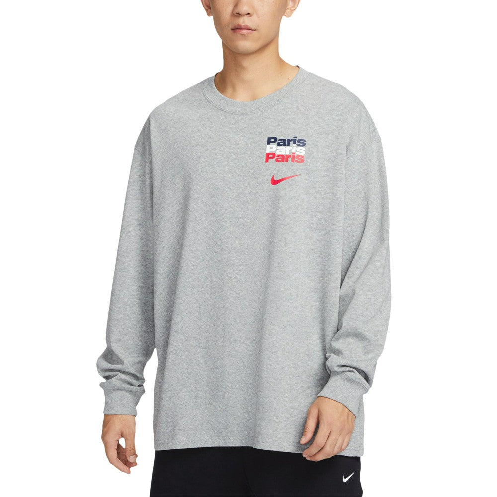 Nike Paris Saint-Germain Legend Long Sleeve T-Shirts - Heather Gray