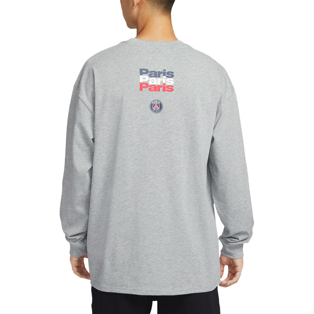 Nike Paris Saint-Germain Legend Long Sleeve T-Shirts - Heather Gray