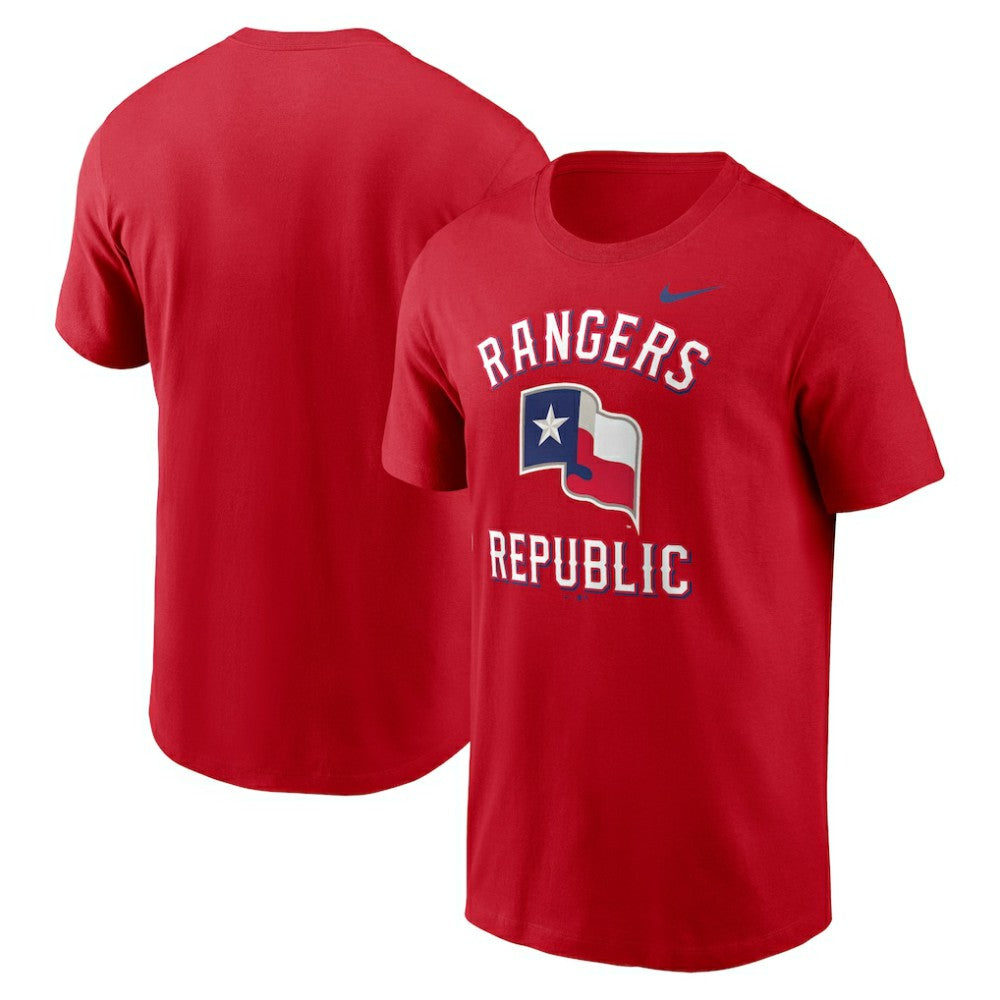 Texas Rangers Nike Lone Star Flag Hometown T-Shirt Online
