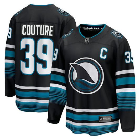 Logan Couture San Jose Sharks Fanatics Breakaway Jersey - Black | NHL Jerseys