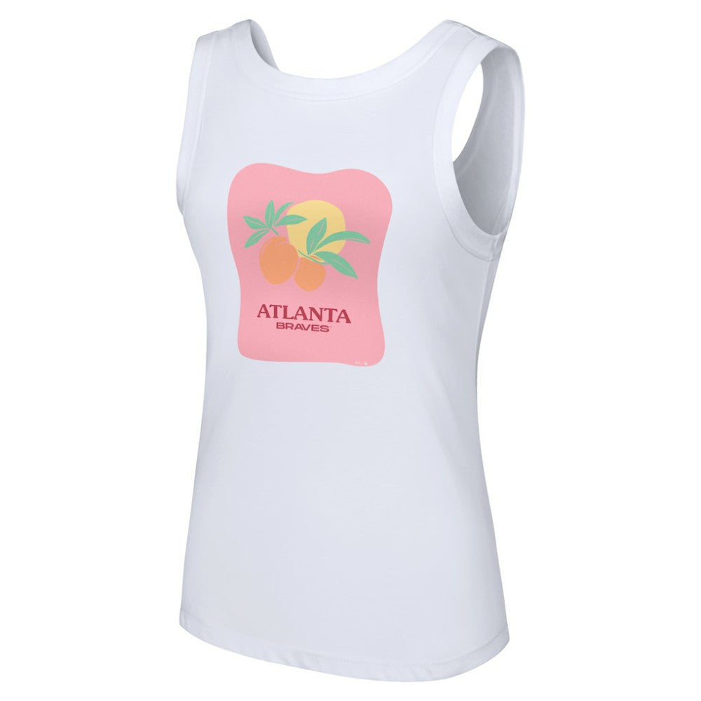 Atlanta Braves Lusso Style Women's Lindy Tank Top On Sale