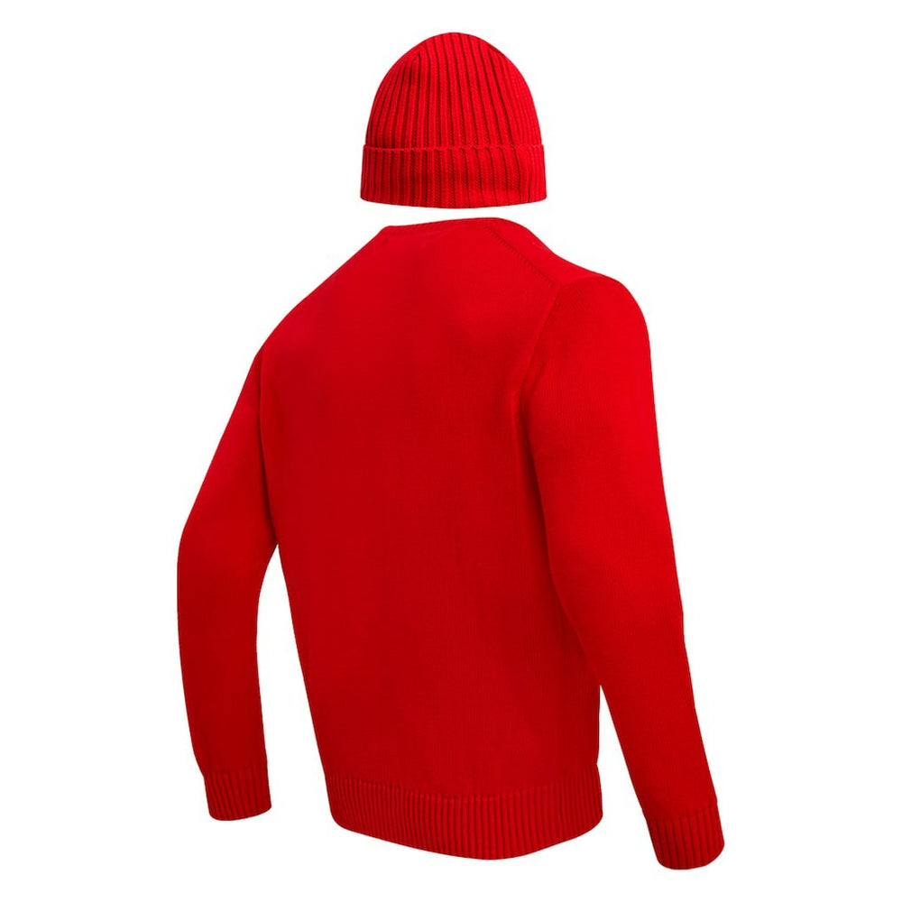 Kansas City Chiefs Pro Standard Crewneck Pullover Sweater & Cuffed Knit Hat Box Gift Set Red - NFL