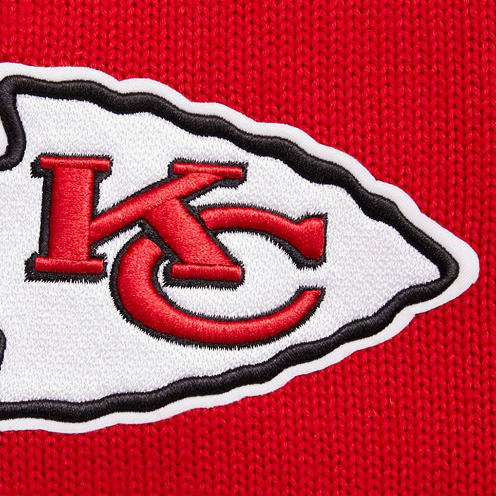 Kansas City Chiefs Pro Standard Crewneck Pullover Sweater & Cuffed Knit Hat Box Gift Set Red - NFL
