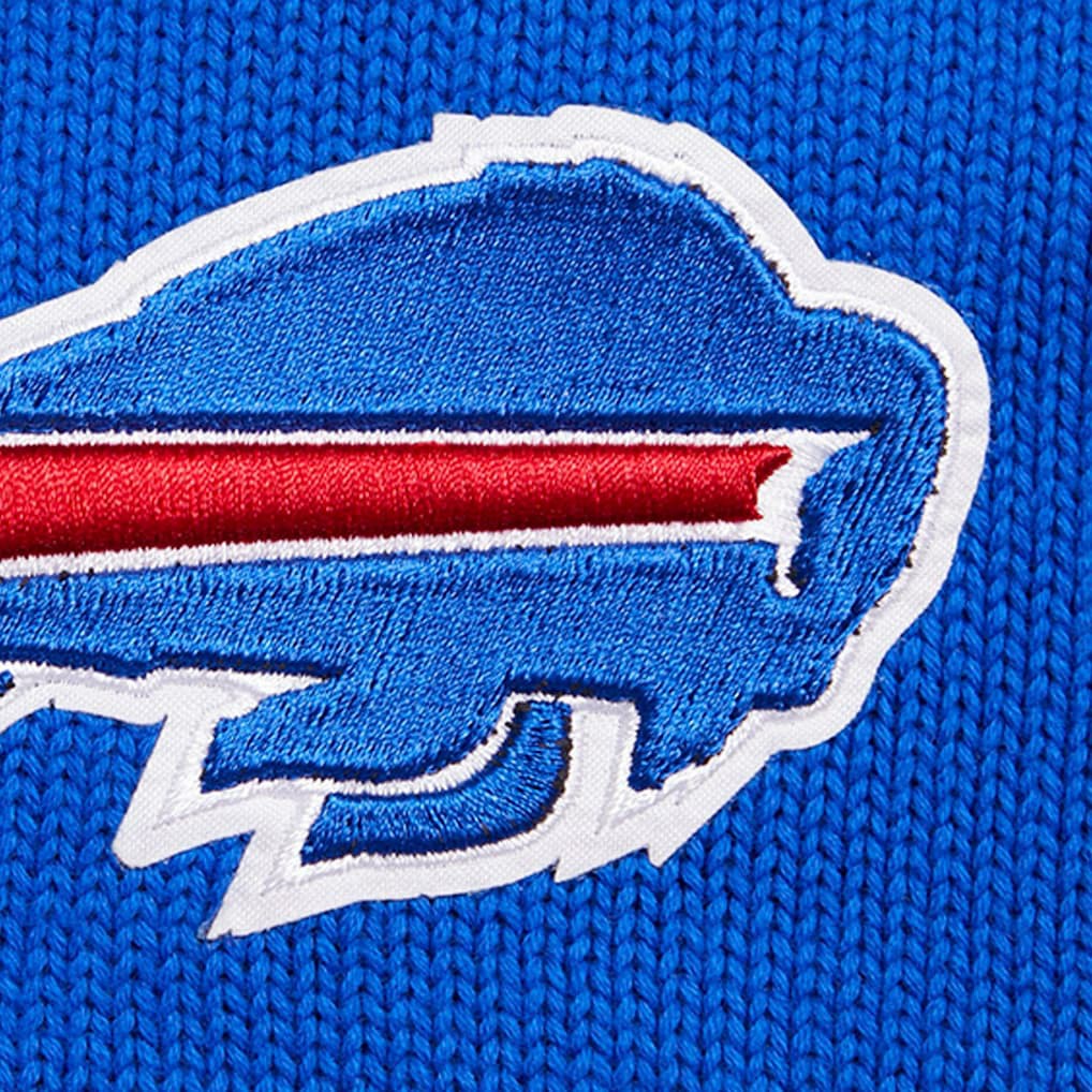 Buffalo Bills Pro Standard Crewneck Pullover Sweater & Cuffed Knit Hat Box Gift Set Royal - NFL