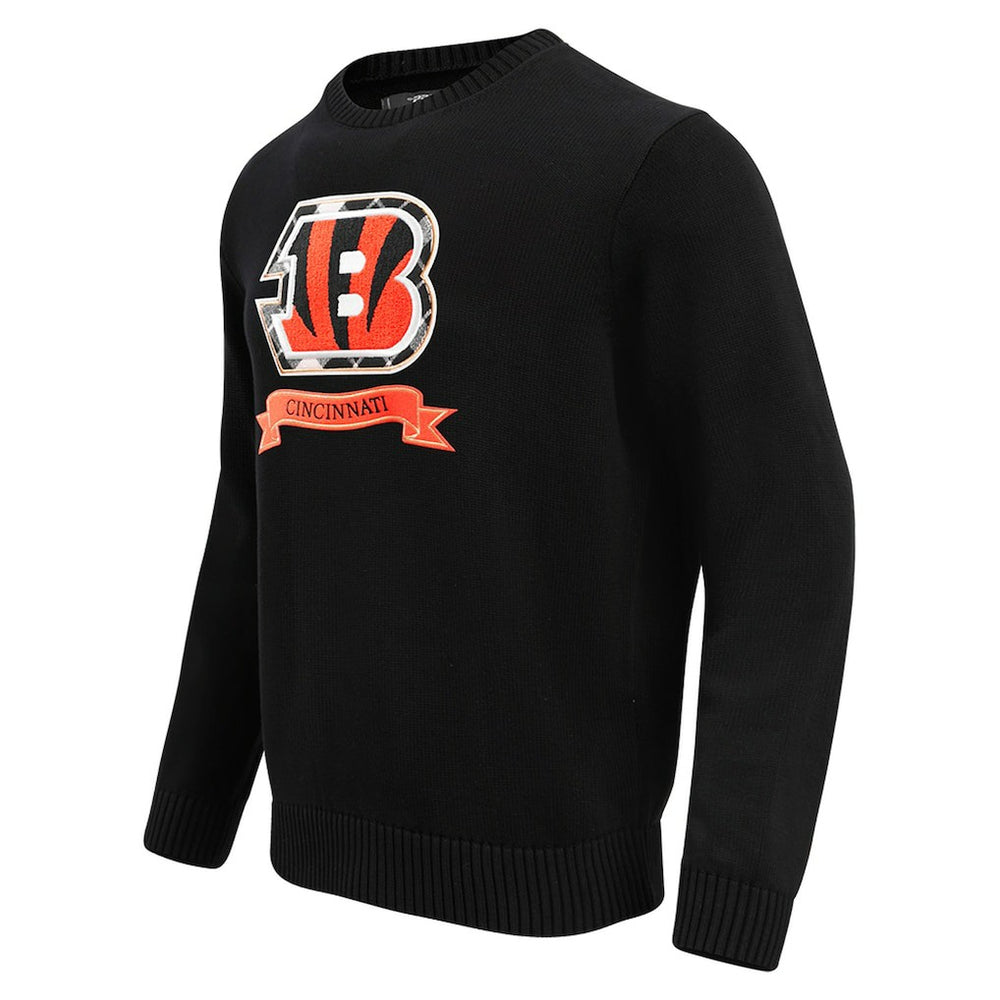 Cincinnati Bengals Pro Standard Prep Knit Sweater Black - NFL